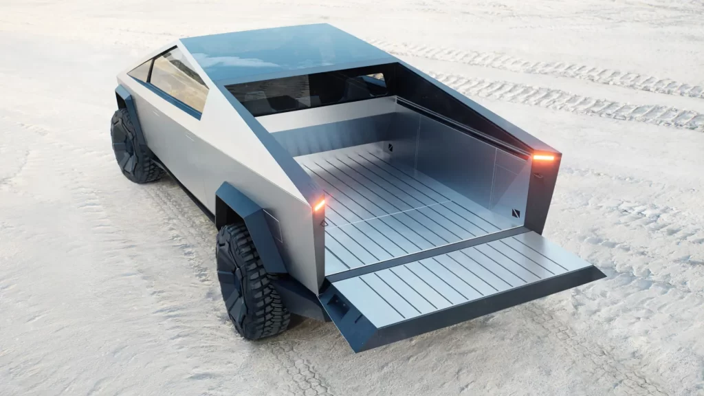 Futuristic vehicle, sand.