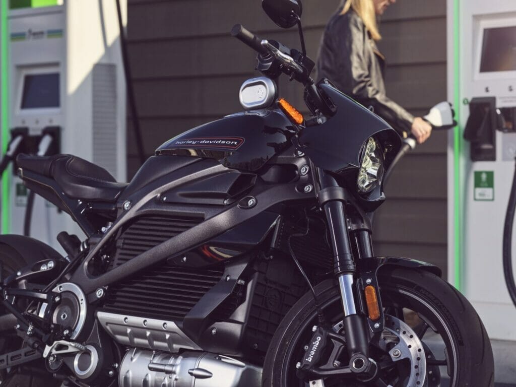 Harley-Davidson electric motorcycle.